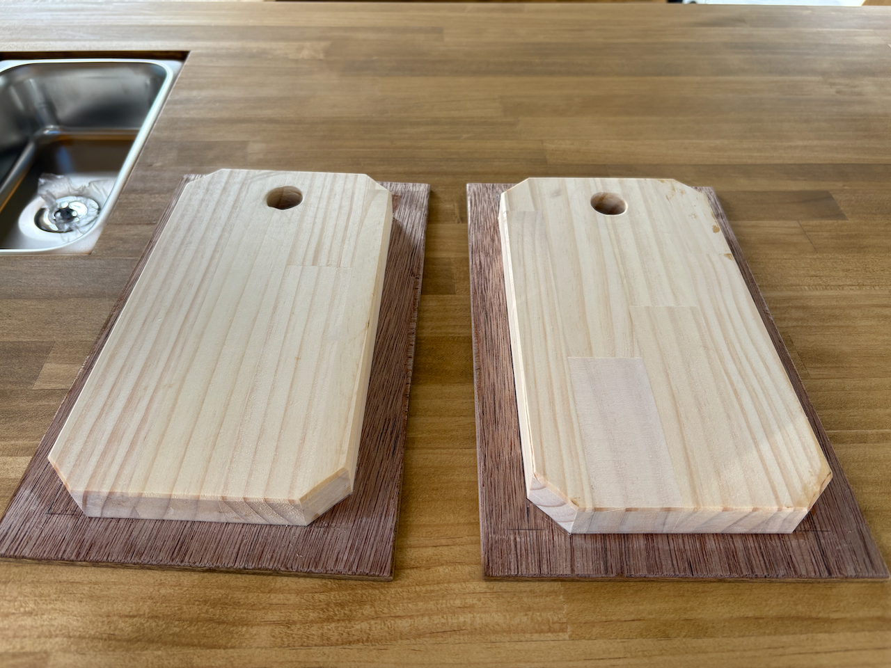 保健所対応の2槽シンクと蛇口周りの設備③